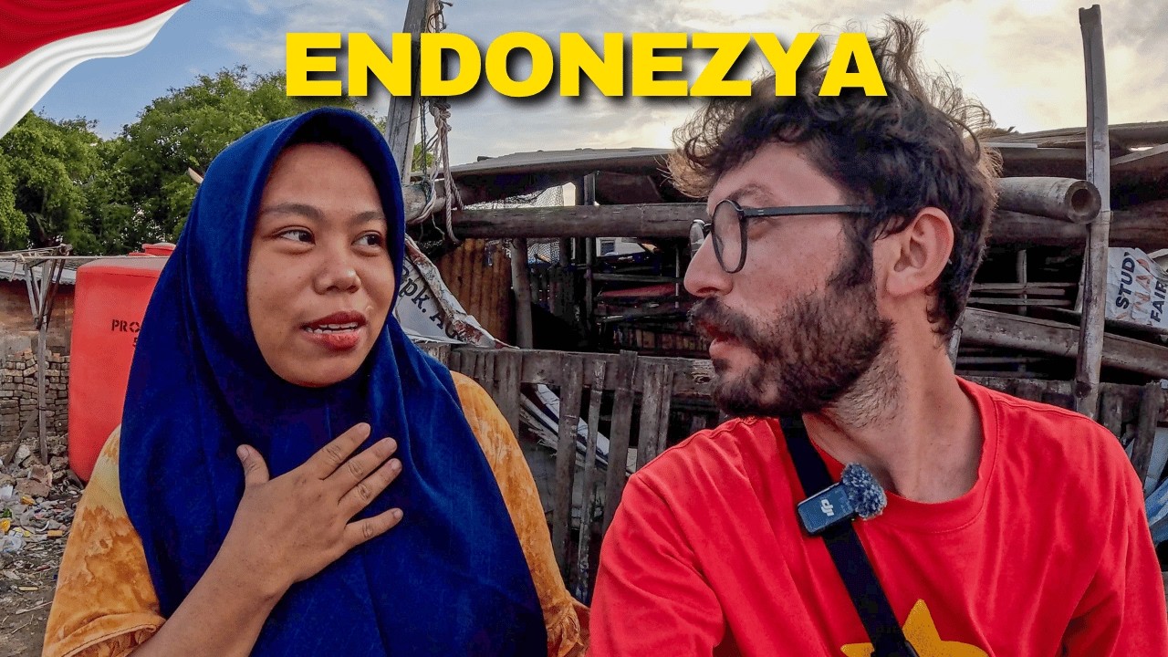 ENDONEZYA'DA KORKUNÇ HALDEKİ GECEKONDU BÖLGESİNİ GEZDİM 🇮🇩