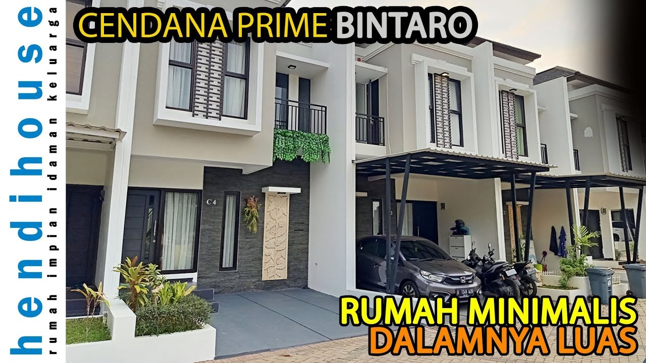 Rumah MINIMALIS Tapi LEGA | Cendana Prime Bintaro tipe 84