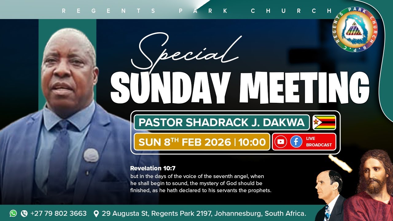 PASTOR S. J DAKWA | SUNDAY 08 FEBRUARY 2026
