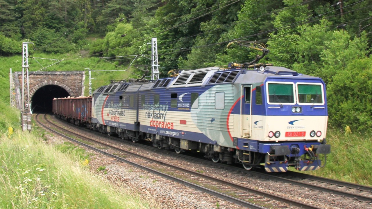 Vlaky Štiavnický tunel 19.6.2025