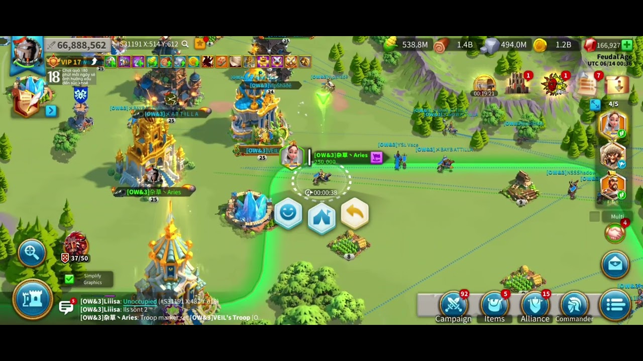 Rise of Kingdoms ~ Eleanor + Hera garrison pass 8 kvk 3