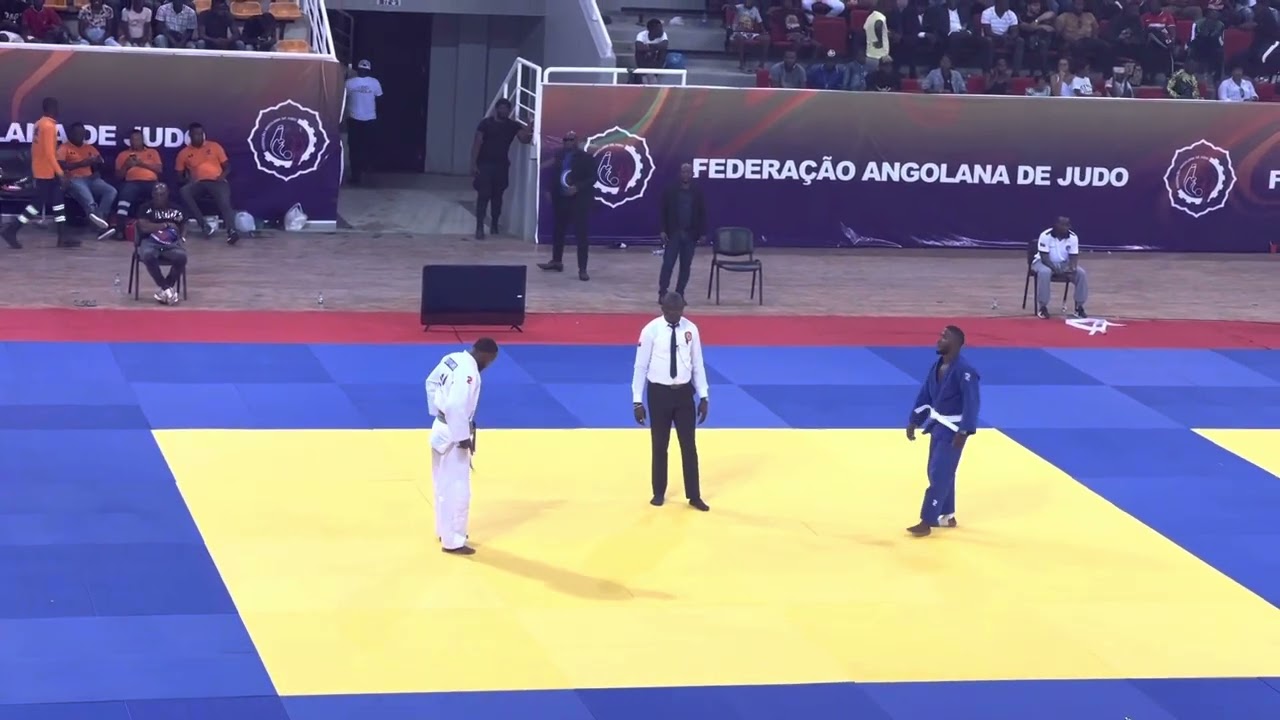 Campeonato nacional de judô Benguela.   Wilson Bimbi Vs Mestre panda