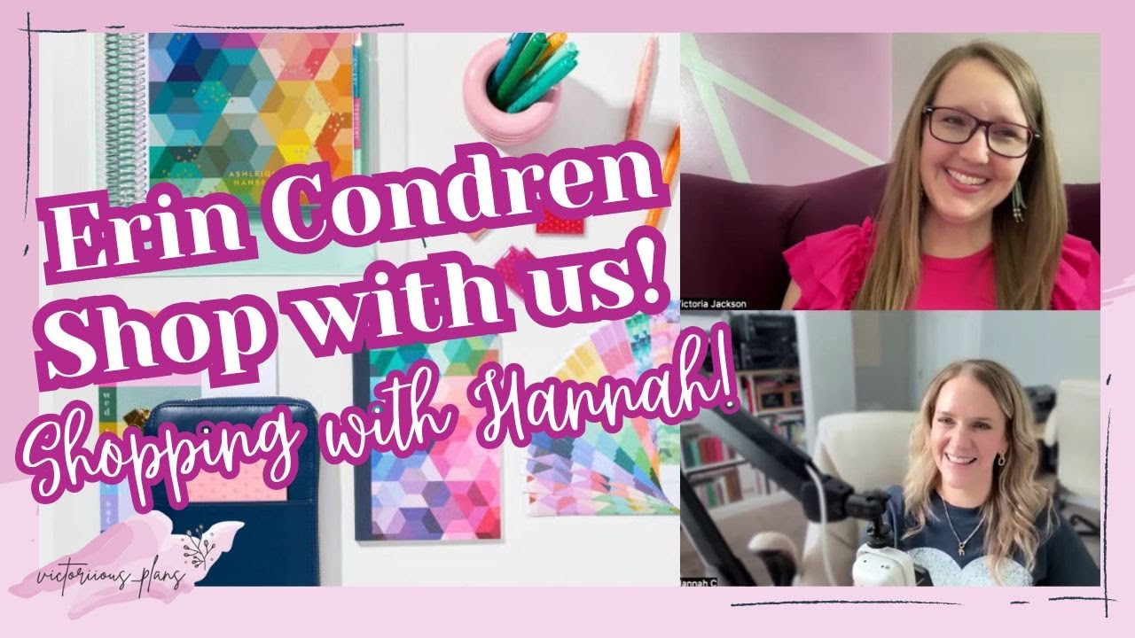 Shop with us! Erin Condren Launch Day Shopping with Hannah!