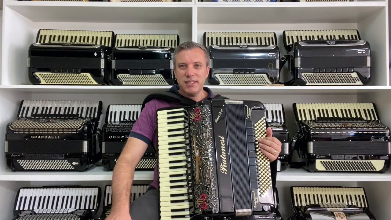 Acordeon Piatanesi Super IV S - Cassoto Duplo - Voz Binci - Jeferson Oliveira