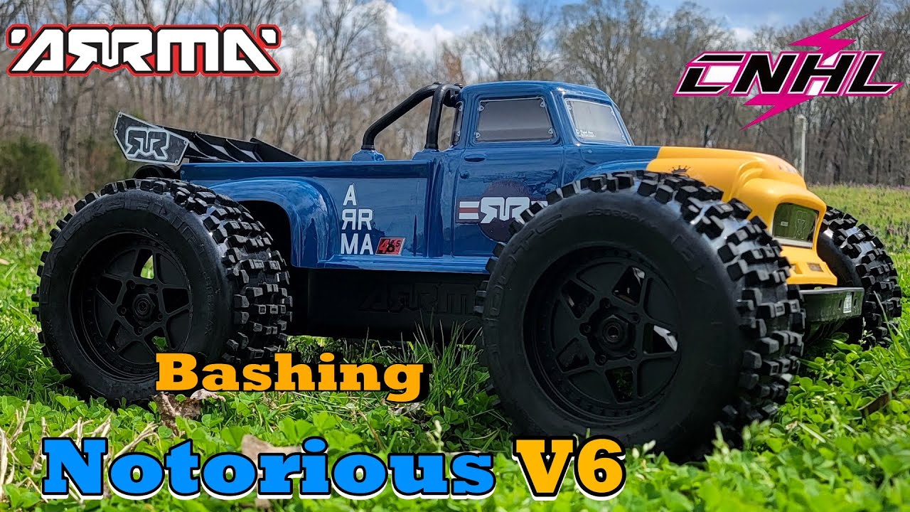 Bashing! The Arrma Notorious 6s V6!!