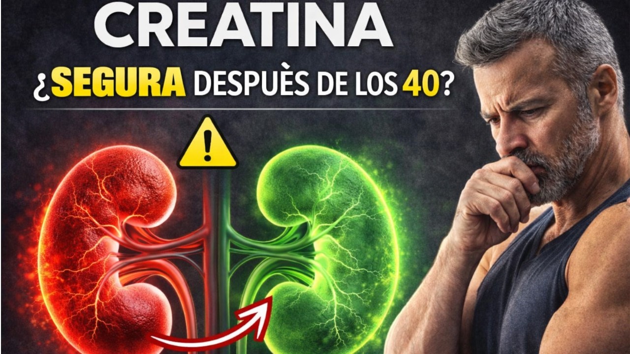 Creatina Después de los 40: Lo Que Realmente Hace a Tus Riñones