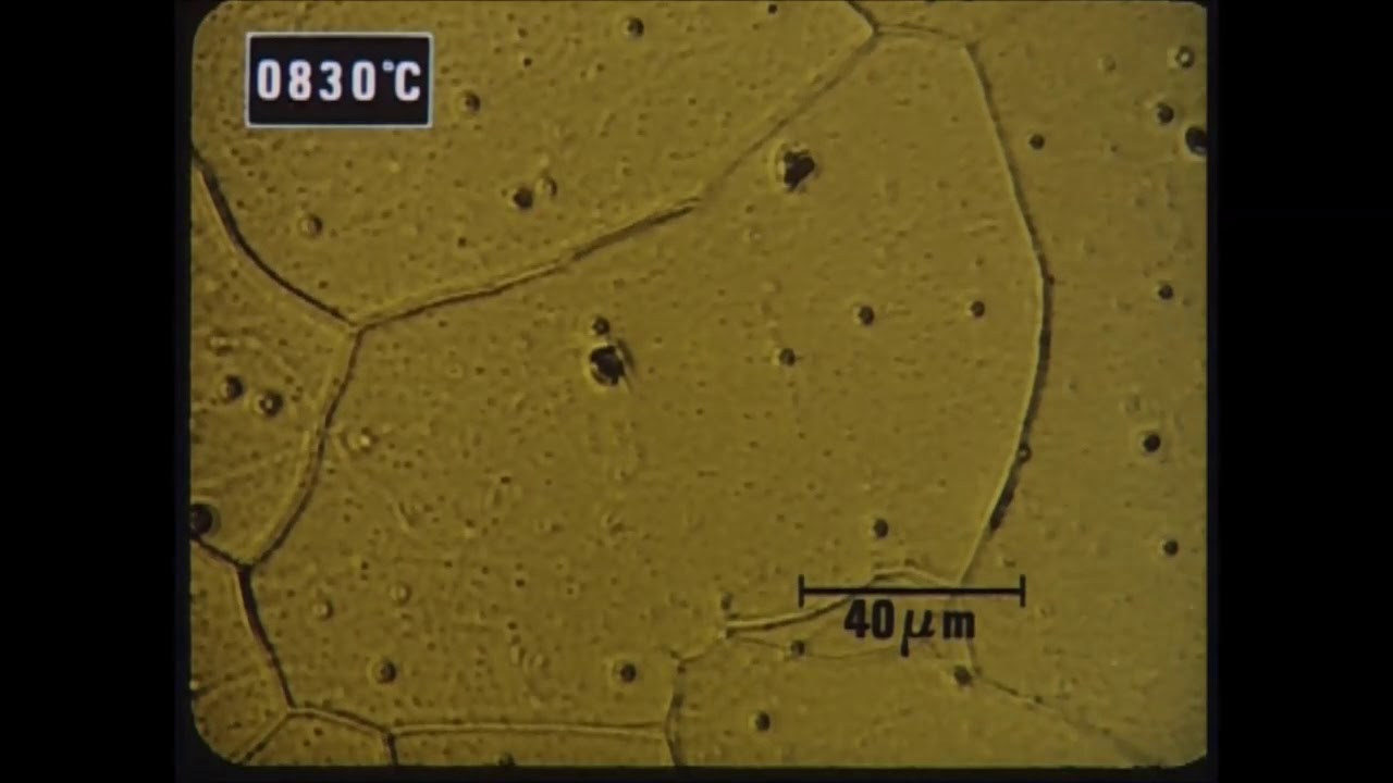 Displacements caused by martensitic transformation - hot stage microscopy