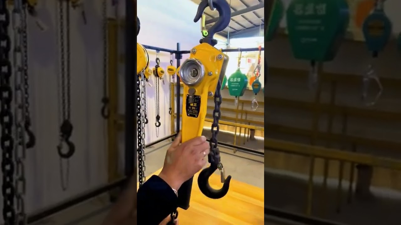 How to use mini manual lever hosit,lever hoist restorration & operatiao