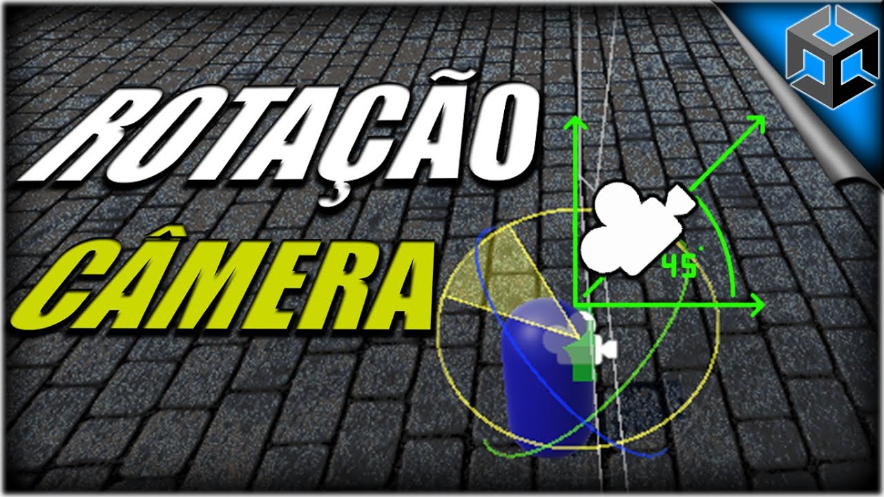 Como Fazer Rotacionar Câmera Em Primeira Pessoa na Unity #CameraUnity