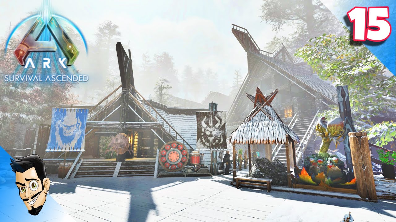 VILLAGE VIKING MODERNE ! NOS ABONNES ONT DU TALENT ! ep15 THE ISLAND - ARK SURVIVAL ASCENDED FR