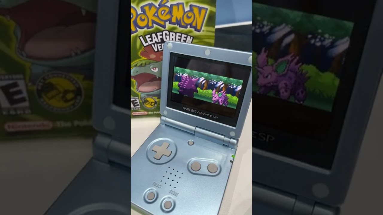 Pok&eacute;mon LeafGreen 🍃💚 #shorts #pokemon #gameboy #retro