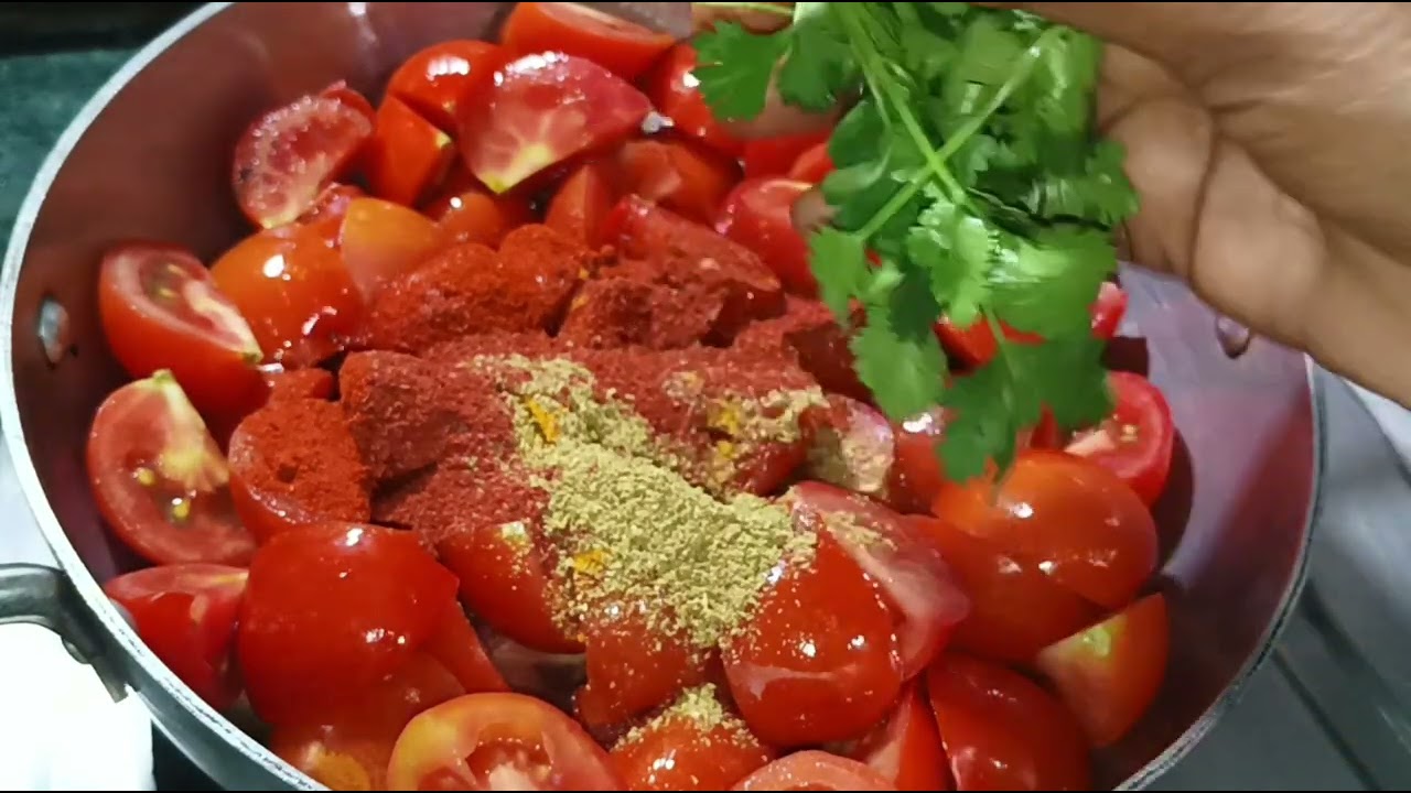 रोटी, पराठा या पकौड़े – सबके साथ परफेक्ट टमाटर चटनी | #TamatarKiChutney#TomatoChutney#indianchutney 