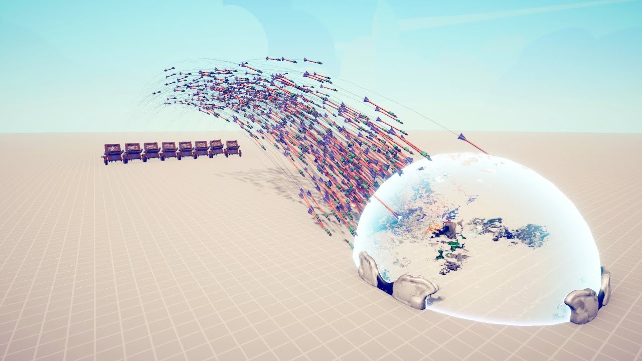 ENERGY SHIELD VS EVERY RANGED UNITS - Totally Accurate Battle Simulator TABS