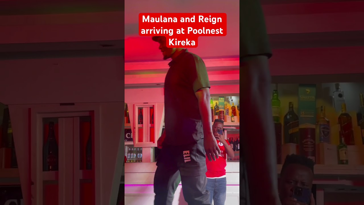 Maulana and Reign arriving at Kireka Poolnest Bar! #Entertainment #Uganda