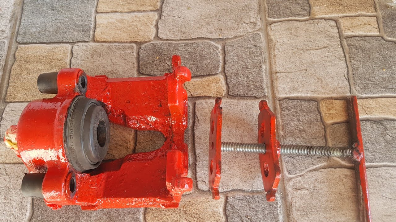 Cum se face o presa pentru etrier auto din placutele de frana uzate?