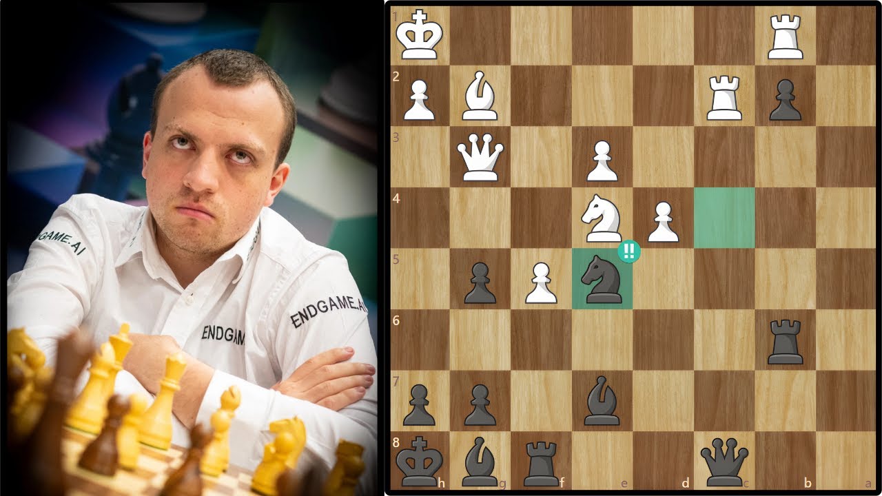 Hans Niemann Dominates English Opening with Black Pieces