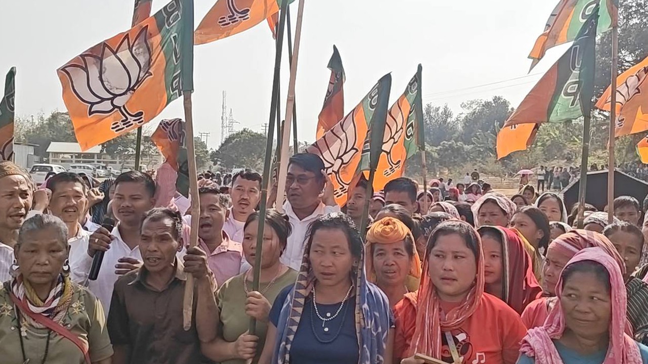 245 voters from 109 families primarily from the Bru resettlement community joined the BJP