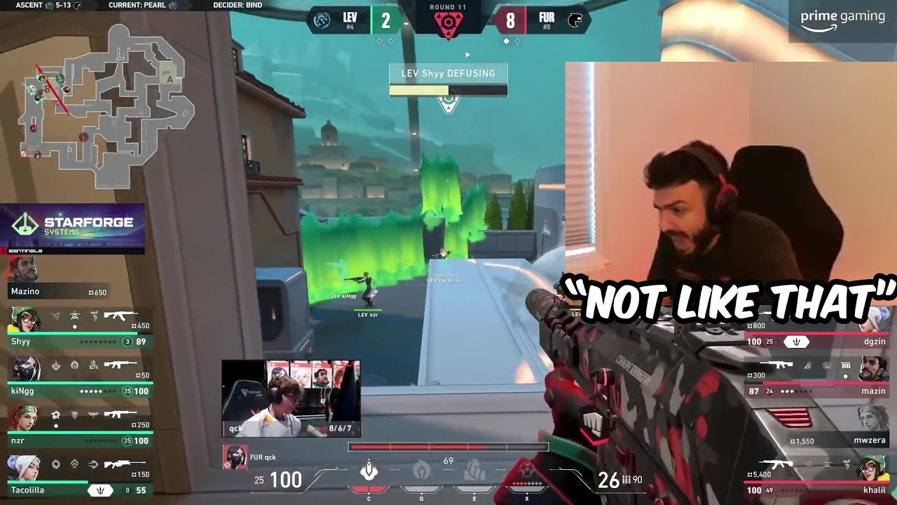 SEN Tarik REACTS To FUR qck Rough Whiff Lost Them The Round | VCT Americas