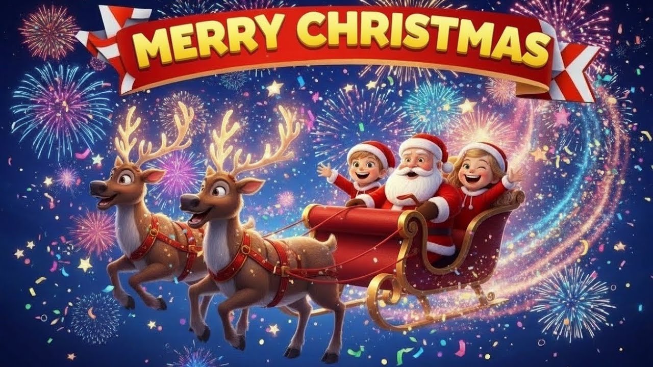🎄 Christmas Song for Kids 🎅 | Fun & Happy Holiday Music | Kids Christmas Songs
