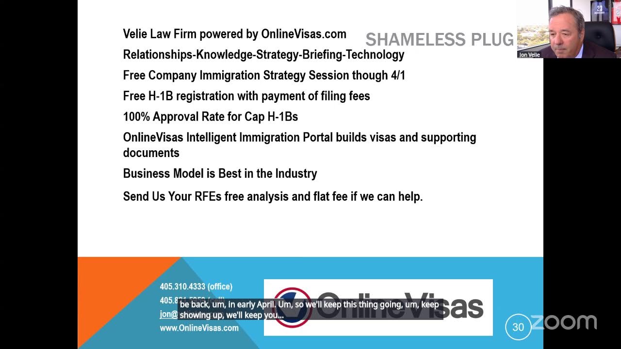 H-1B Registration - Webinar