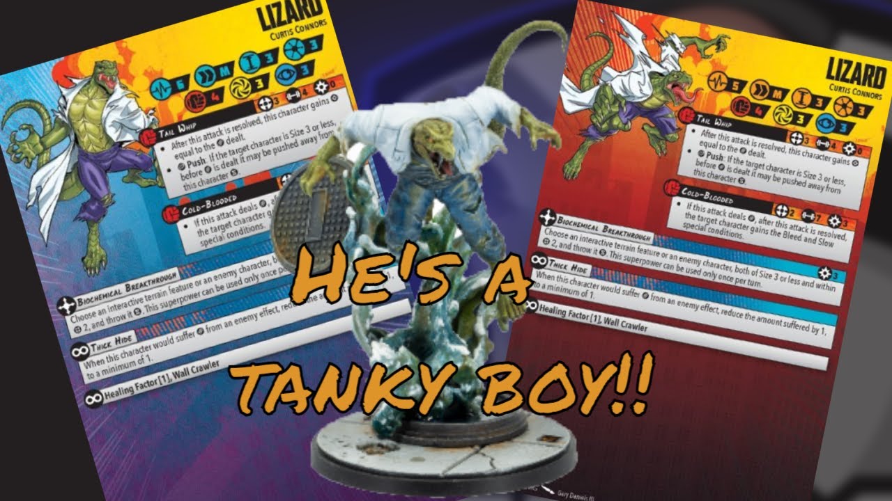 Marvel Crisis Protocol - Lizard, Early Thoughts