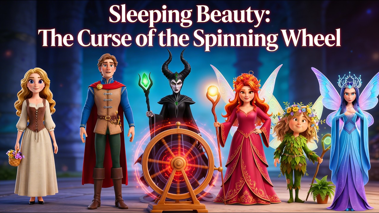 Sleeping Beauty: The Curse of the Spinning Wheel | Classic Fairy Tale | Cartoon Animation