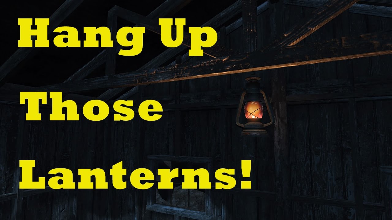 How to Hang Up Lanterns - Fallout 4 Tips & Tricks