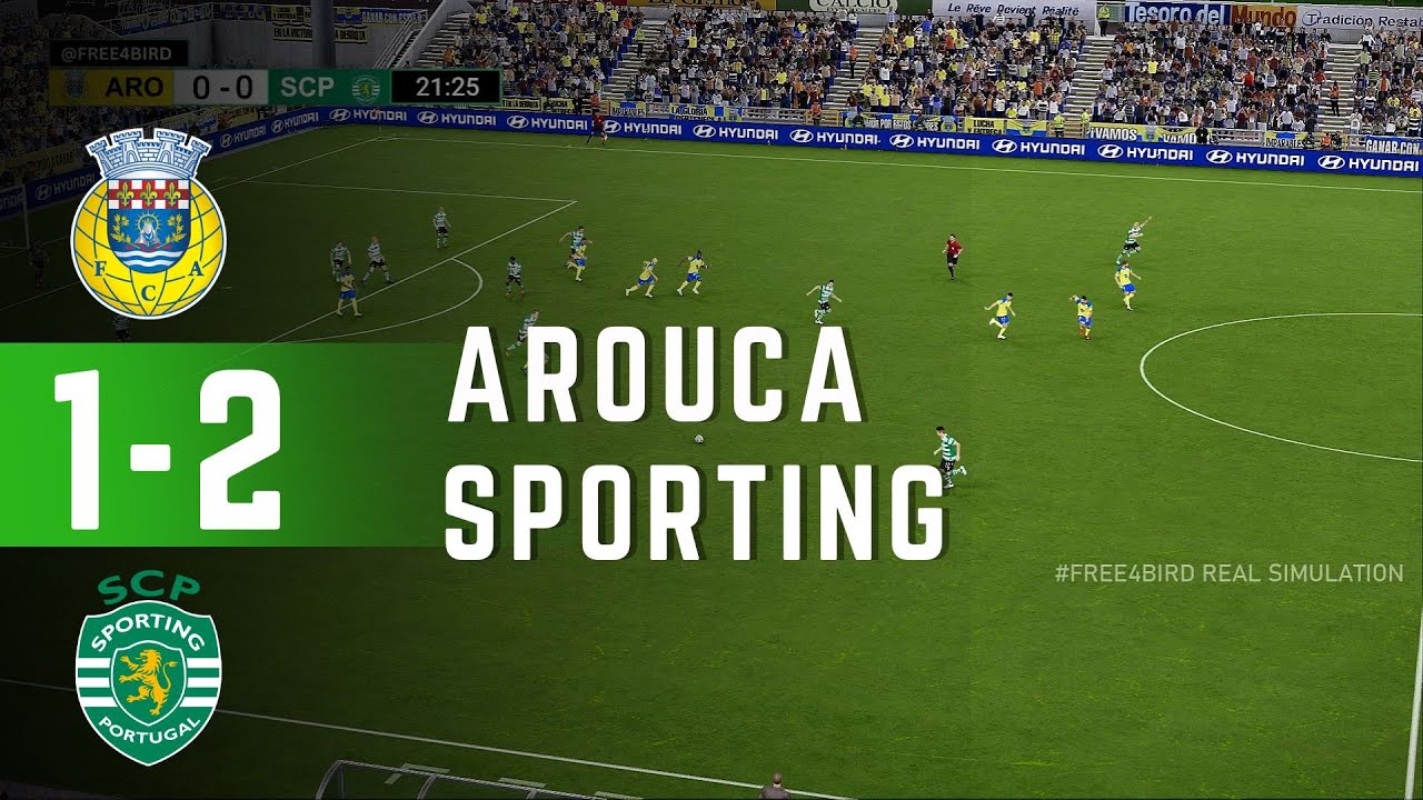 Arouca vs Sporting AO VIVO | 🇵🇹 Liga Portugal 2026 | Simulação & Placar em Tempo Real