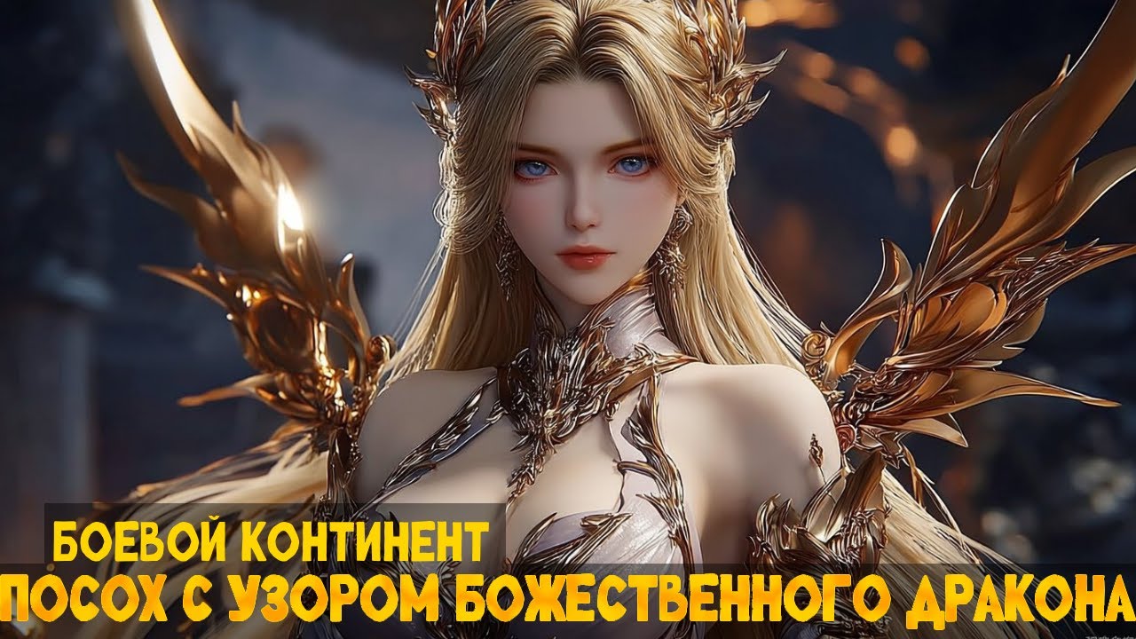 #1(Боевой континент)Посох с узором Божественного Дракона