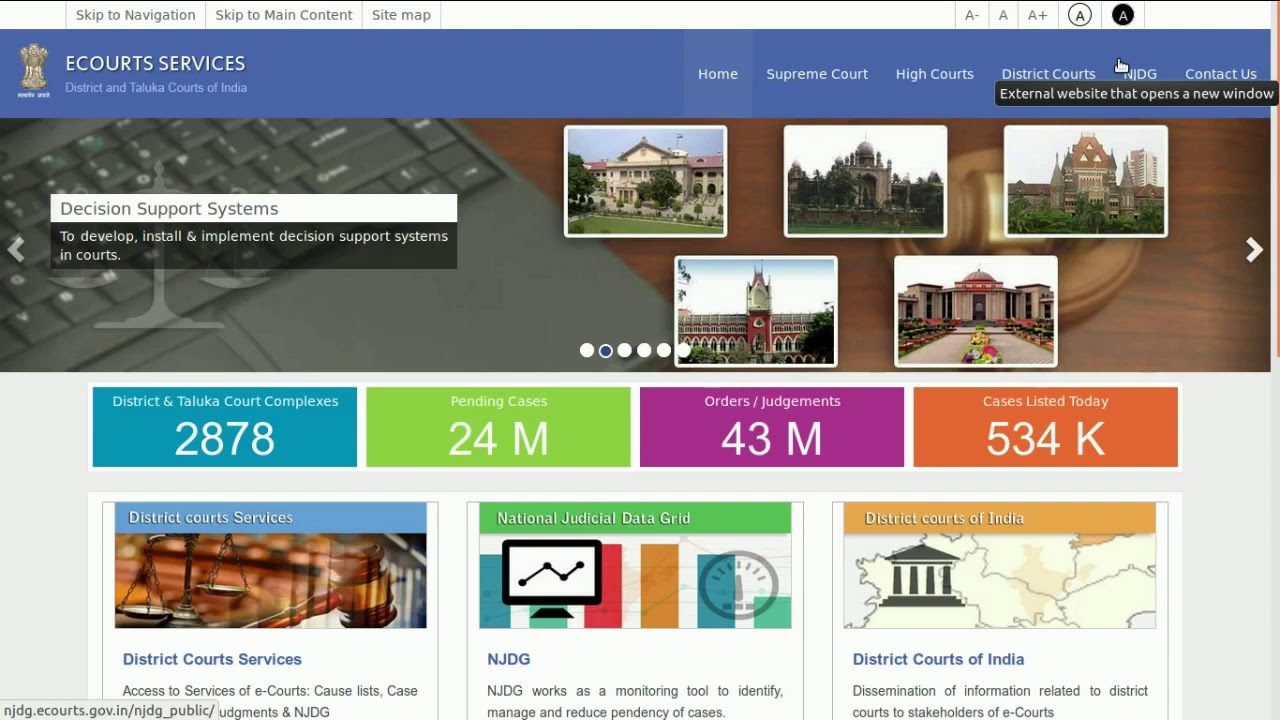 National Judicial Data Grid
