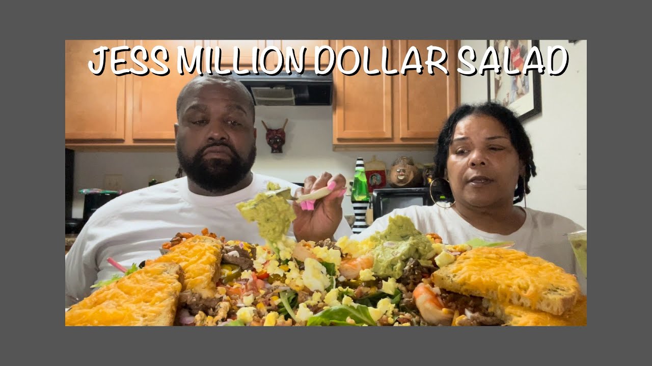ДЖЕСС САЛАТ НА МИЛЛИОН ДОЛЛАРОВ | МУКБАНГ