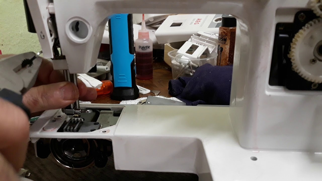 AEG Nähmaschine - Modell NM 1800 ضبط عامود الابرة