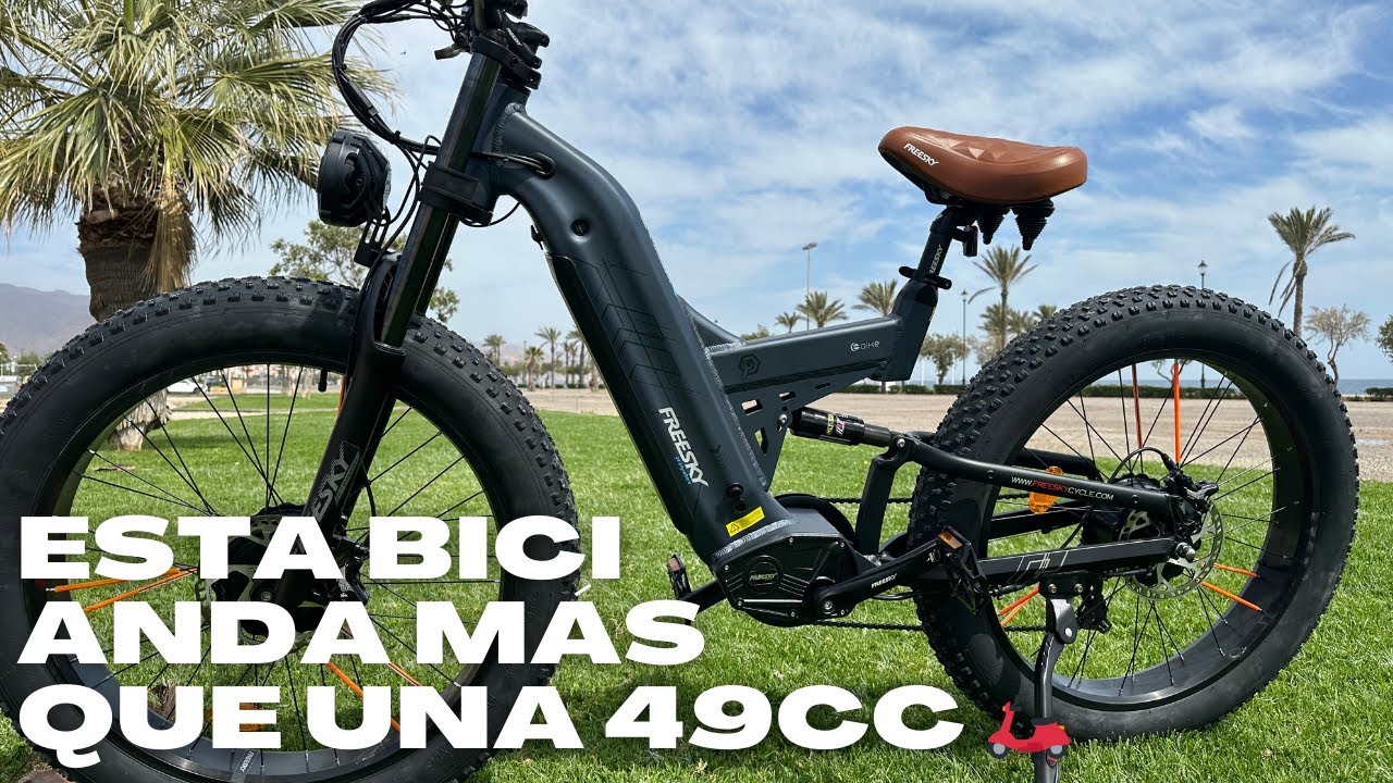 ⚡🚲 Esta Bicicleta Eléctrica anda más que MUCHAS Motos de 49CC 🏍️ Freesky Warrior Pro M530