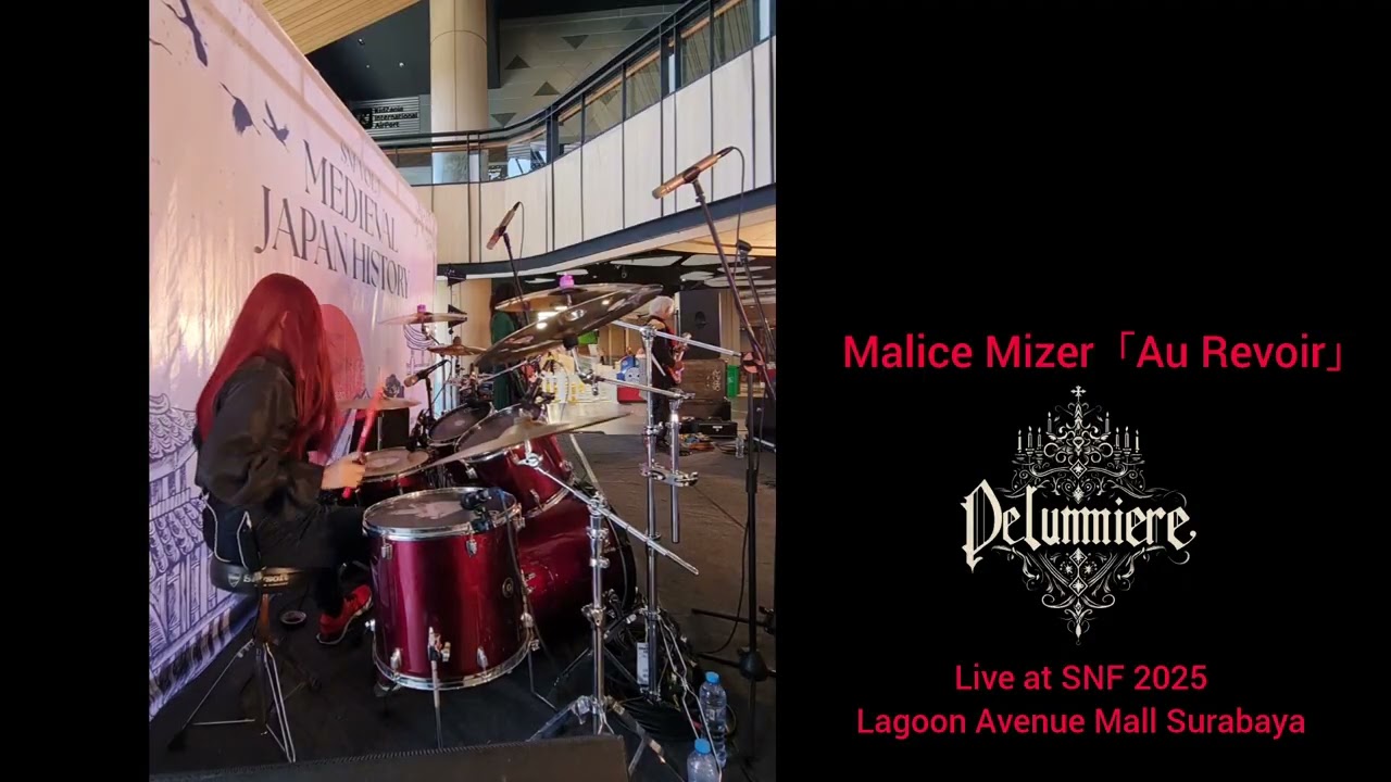 Malice Mizer「Au Revoir」 Drum Playthrough Live at SNF 10/08/2025
