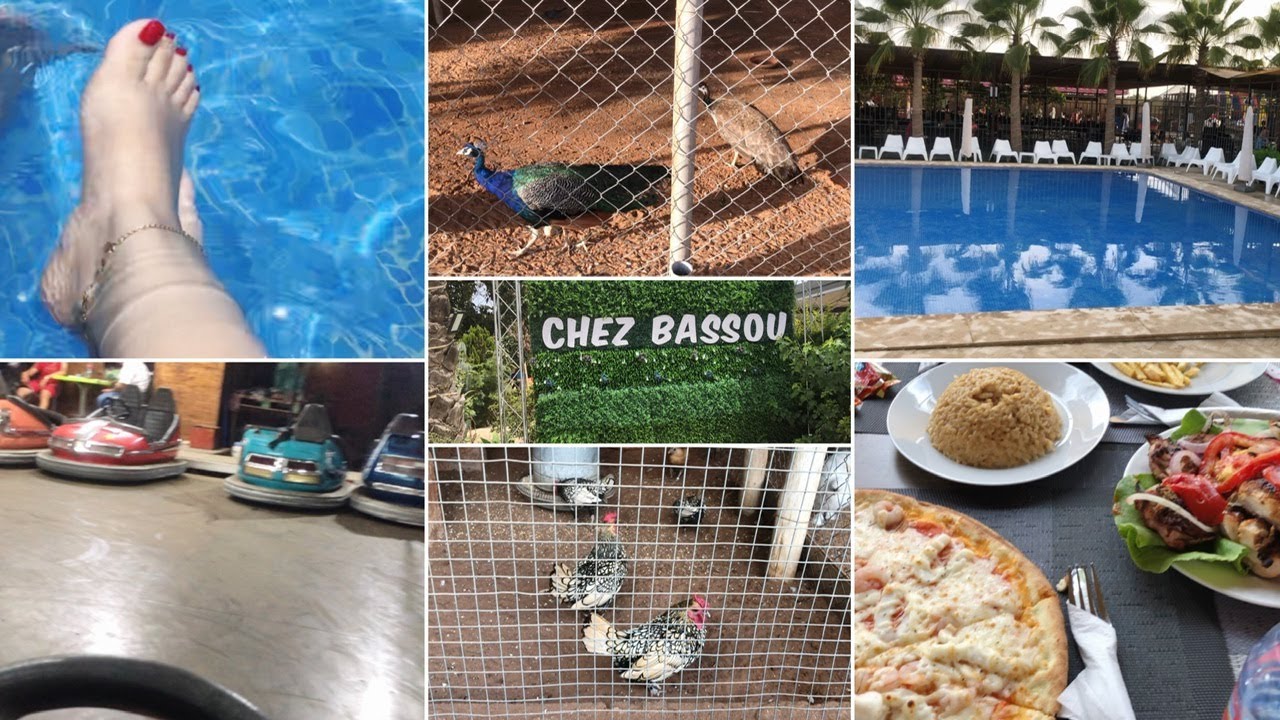 اكتشفوا معايا ضيعة باسو chez bassou بسلا فضاء متكامل🏊🏻‍♀️🍔🤹🏻‍♀️كيفاش داز نهارنا من صباح حتى الليل🌑