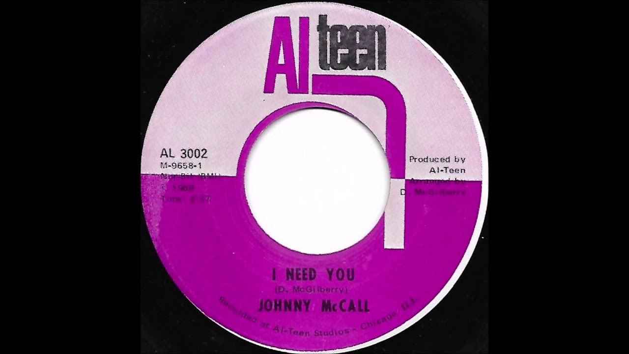 Johnny McCall I Need You