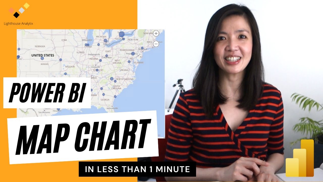 Power BI Interactive Map Chart  + Tips to fix Cities not showing or incorrectly shown on map.