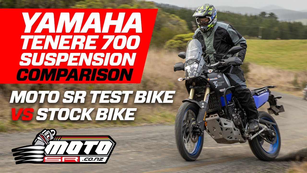 Yamaha Tenere T7 Suspension comparison | Moto SR Test Bike vs Stock Bike