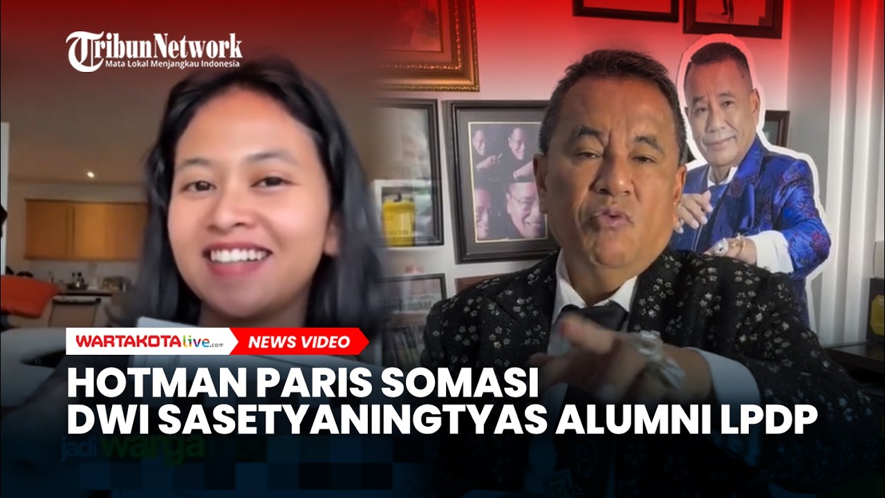 Geram! Hotman Paris Somasi Dwi Sasetyaningtyas Alumni LPDP