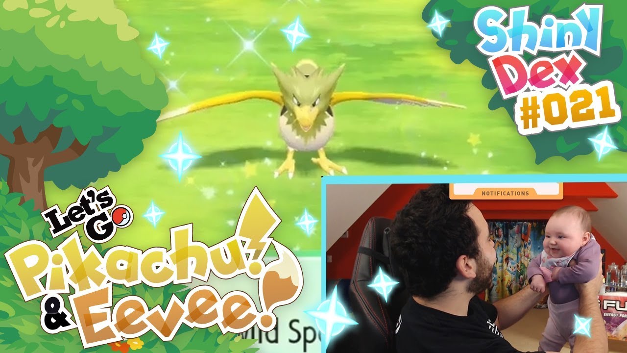 MY DAUGHTER FOUND A SHINY IN POKÉMON LET'S GO PIKACHU AND EEVEE! SHINY SPEAROW!