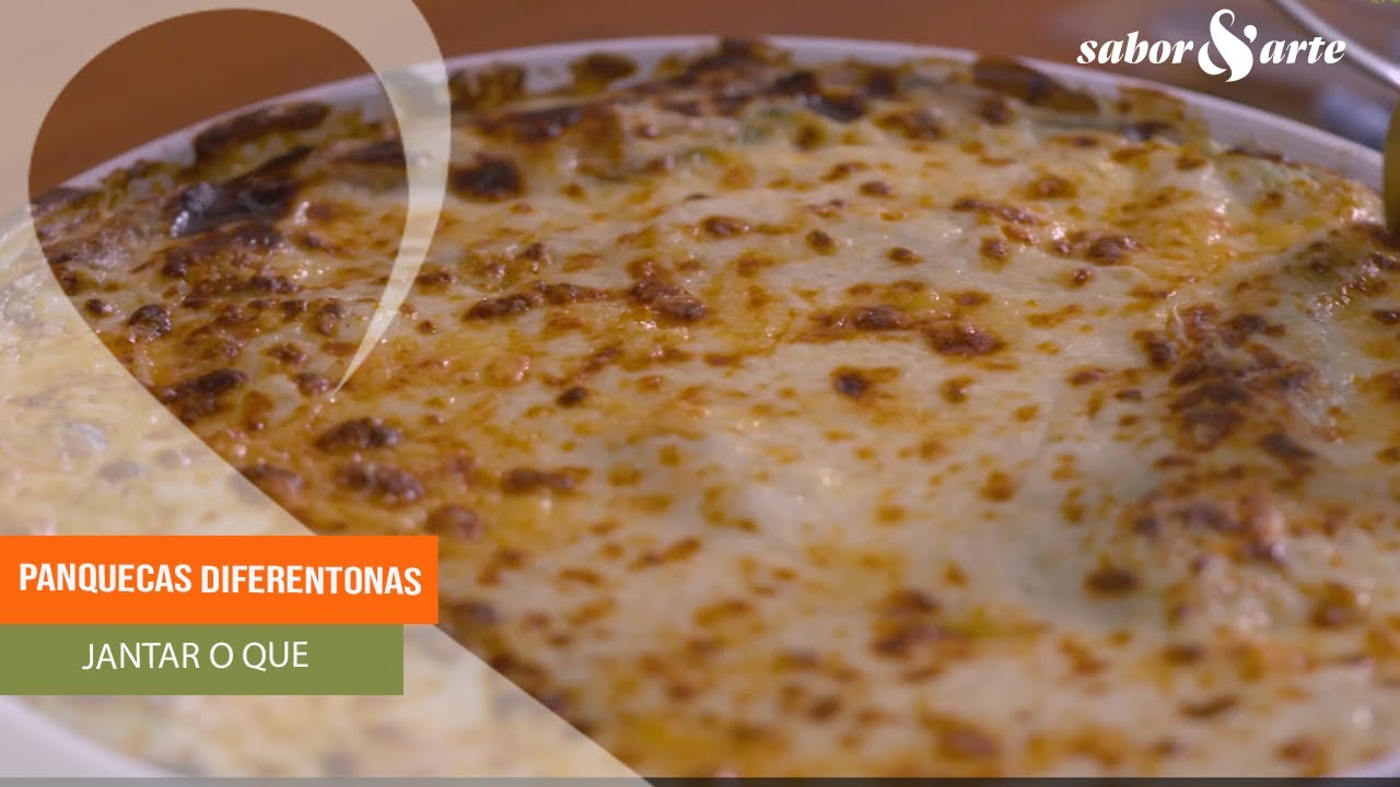 Panquecas gratinadas com spinafre e queijo  | Jantar O Qu&ecirc;? com Larissa Janu&aacute;rio
