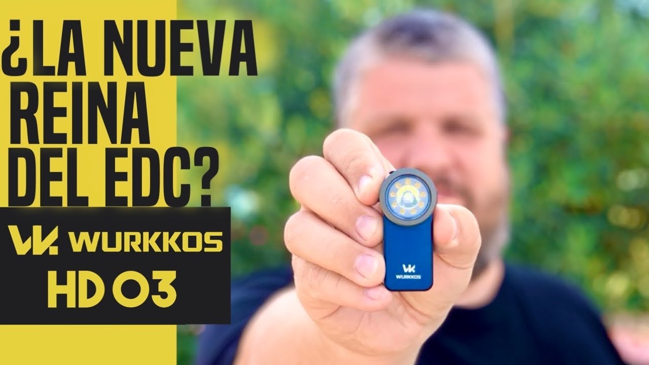 ¿Puede esta WURKKOS HD03 destronar a tu linterna favorita? Revisión EDC4K