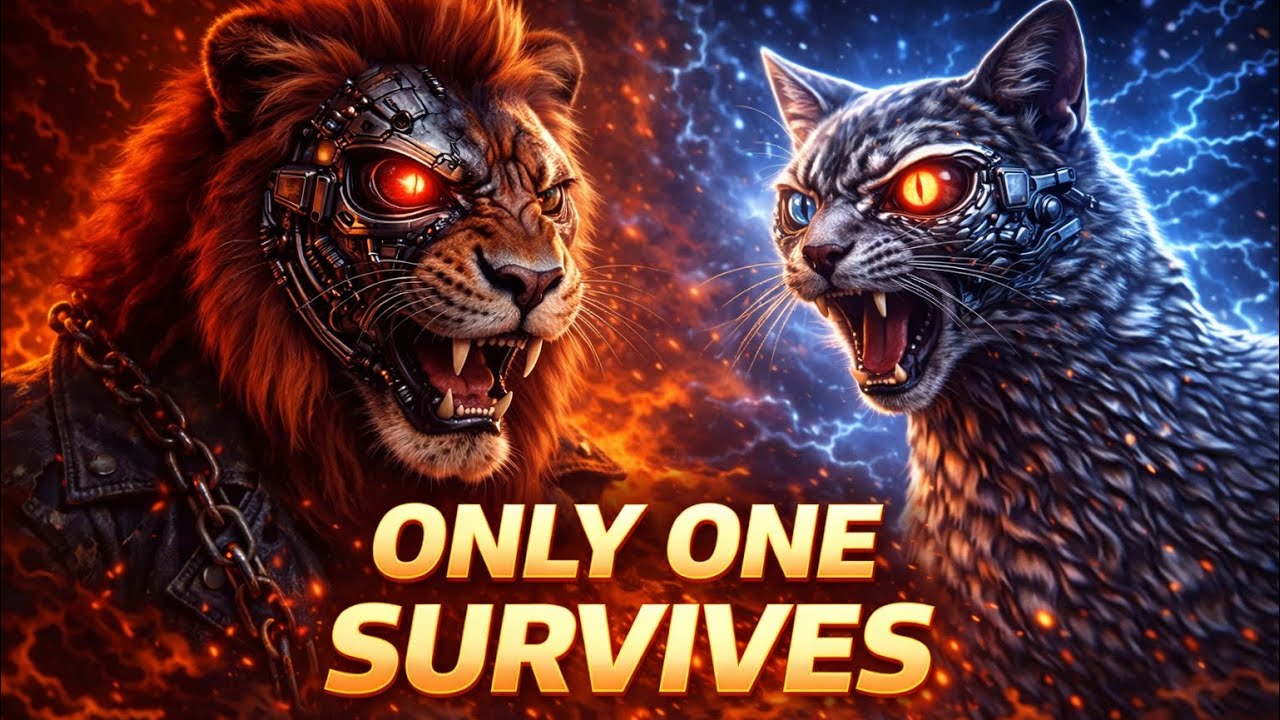 T-800 Cat vs T-1000 Cat: Insane AI Animation of T2 in Just Over a Minute!