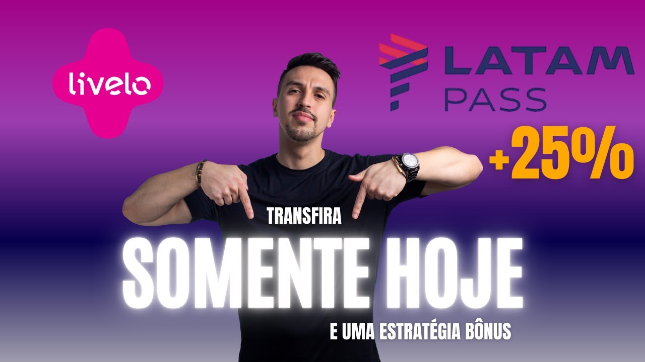 Promoção Relâmpago LATAM com 25% Bônus Livelo [Análise Urgente]
