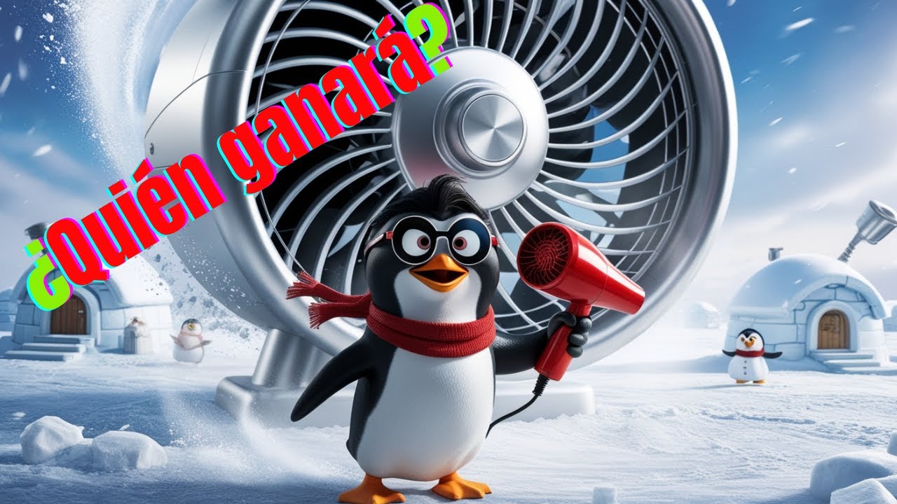 Pepe el Pingüino Contra el Ventilador Gigante | Cuento Animado Estilo Pixar