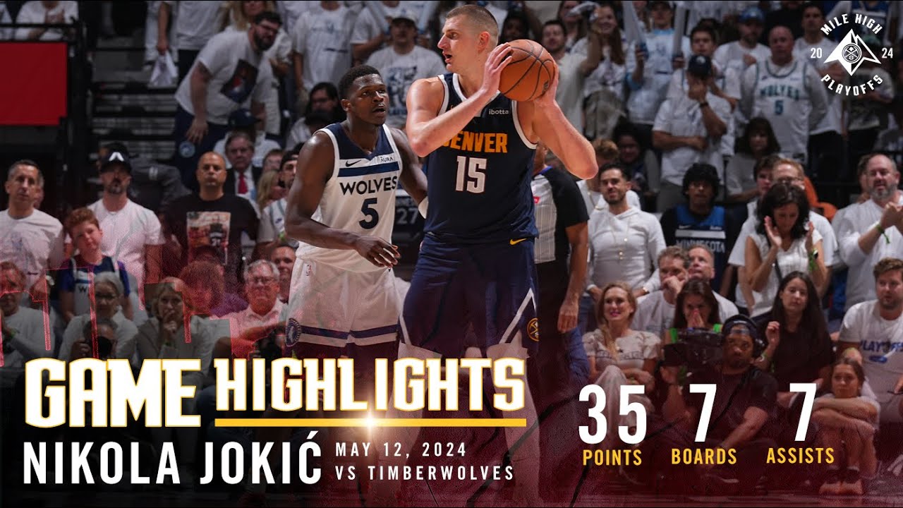 Nikola Jokić Full Game Four Highlights vs. Timberwolves 🎥