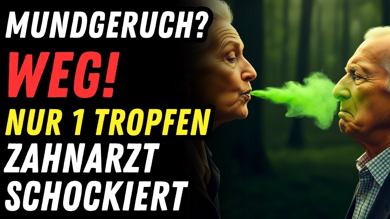 Mit 70 war mein Mundgeruch in 2 Wochen weg! Nur weil ich DAS zu meiner Zahnpasta hinzufügte.
