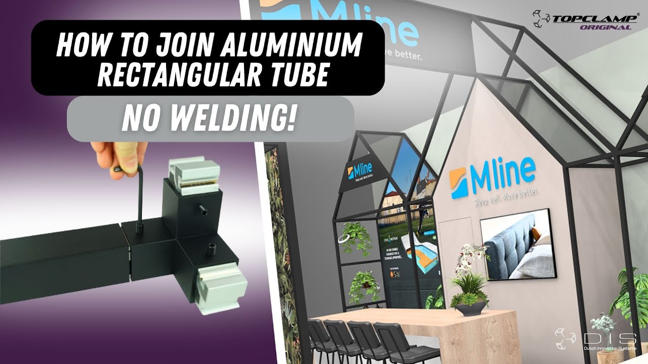 How to join aluminium rectangular tubes - no welding!