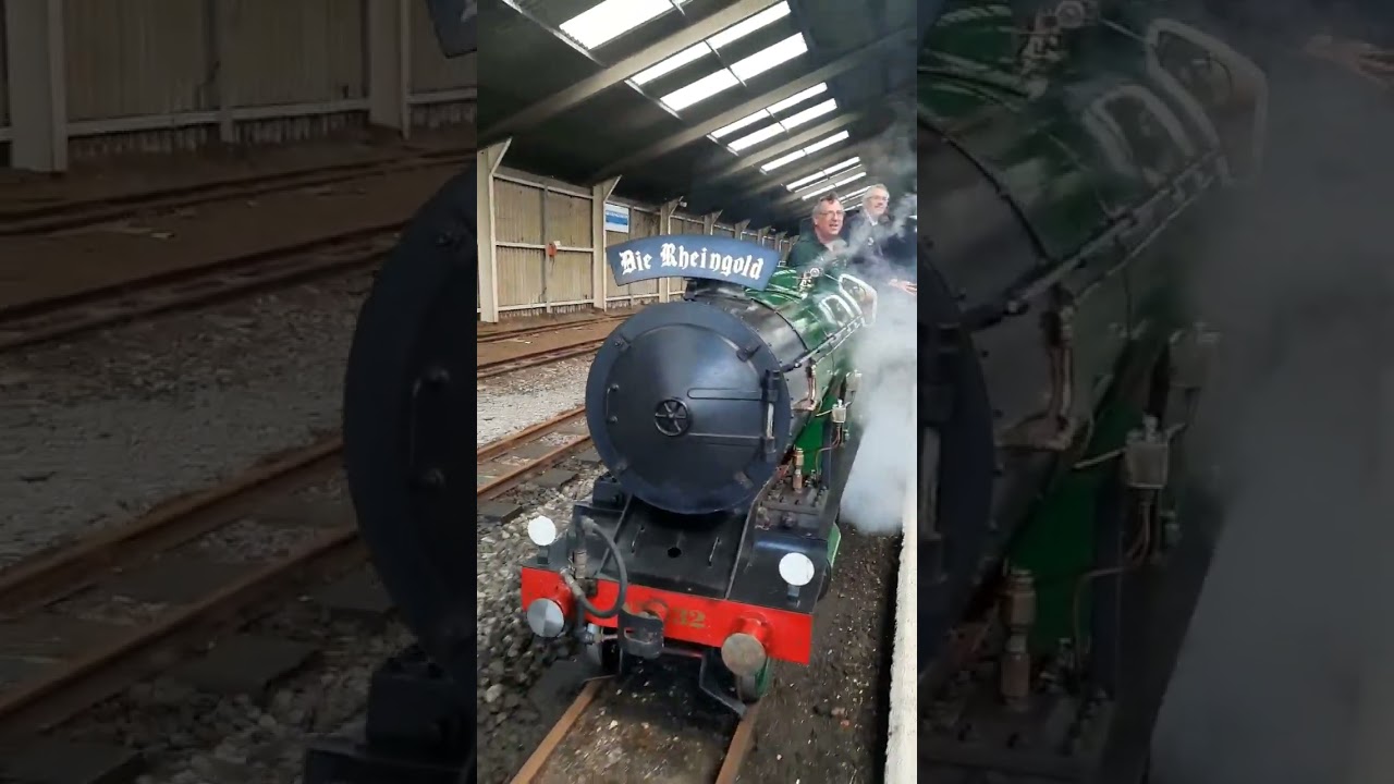 #shorts Count Louis Bassett-Lowke locomotive operating shuttle Romney Hythe and Dymchurch Railway