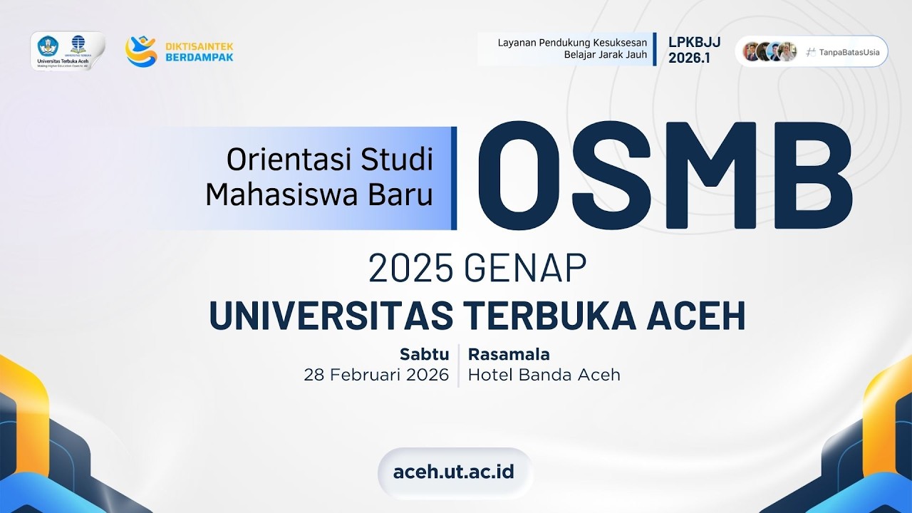 LIVE - OSMB UNIVERSITAS TERBUKA ACEH 2026.1